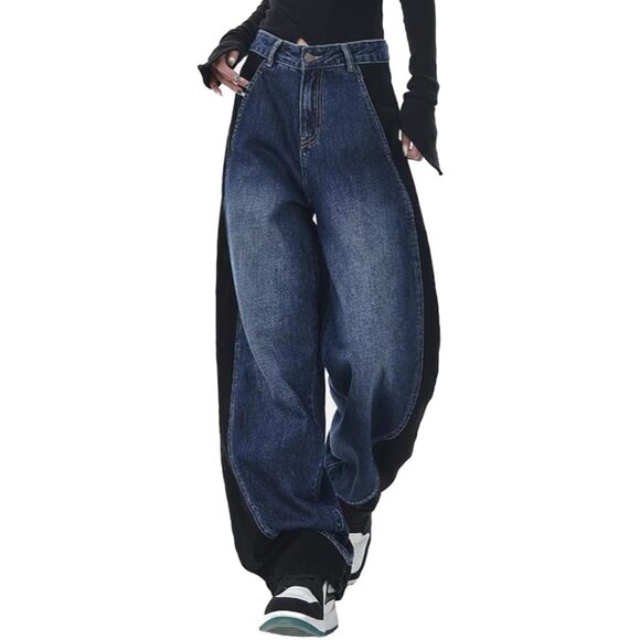 Women Wide Leg Sweatpants High Waisted Baggy Lounge Pants Pockets - Picture 2 of 5